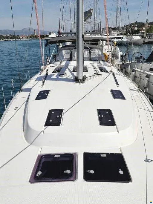 Star Isabella , a Bavaria Cruiser 50 sailboat at Punat, Croatia