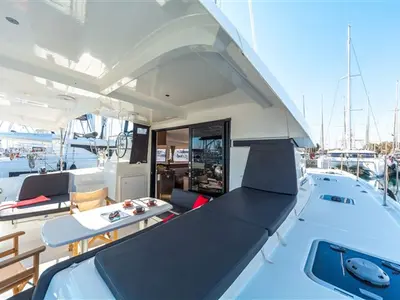 Aria , a Lagoon 42 catamaran at Volos Municipality, Greece