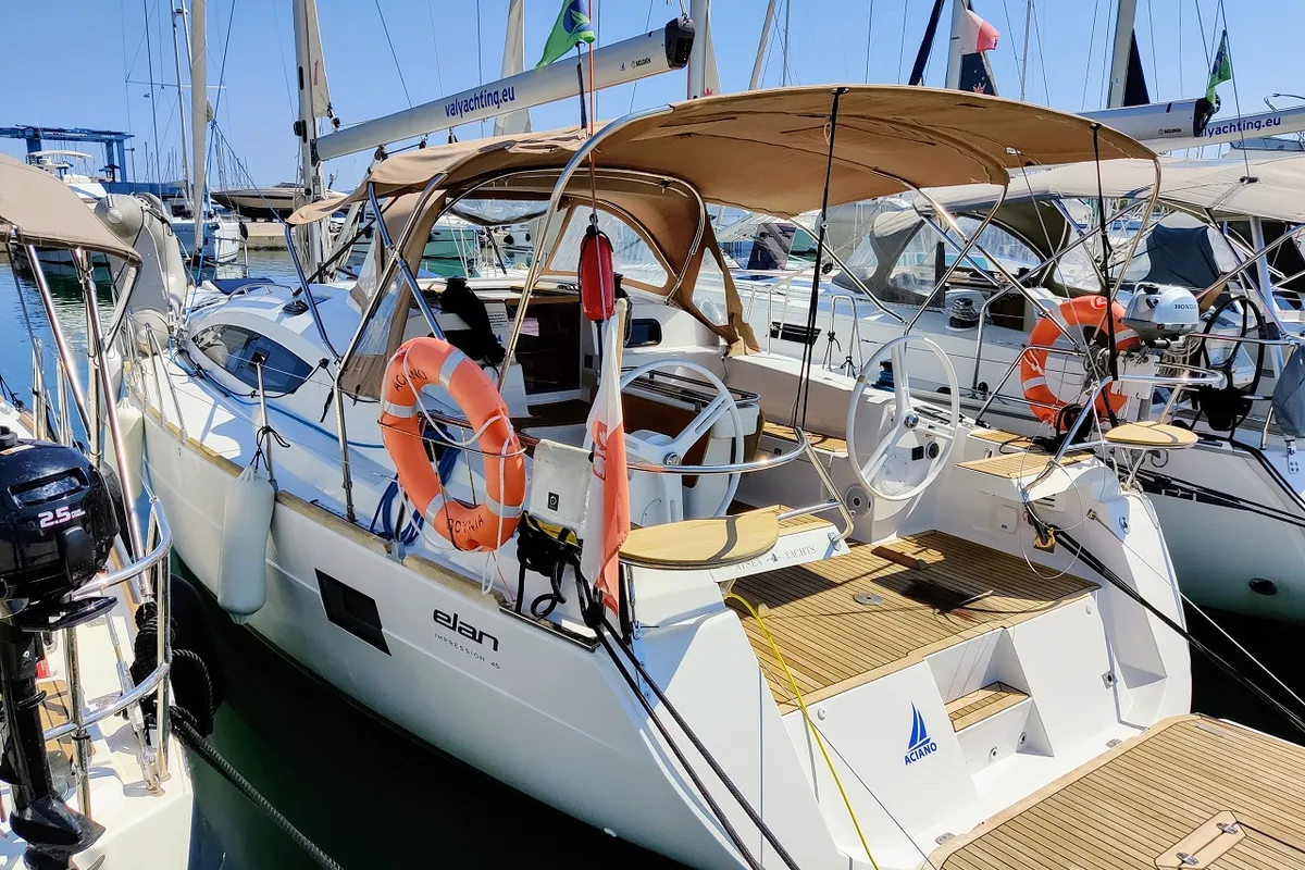 Aciano, a Elan Impression 45 sailboat at Općina Sukošan, Croatia
