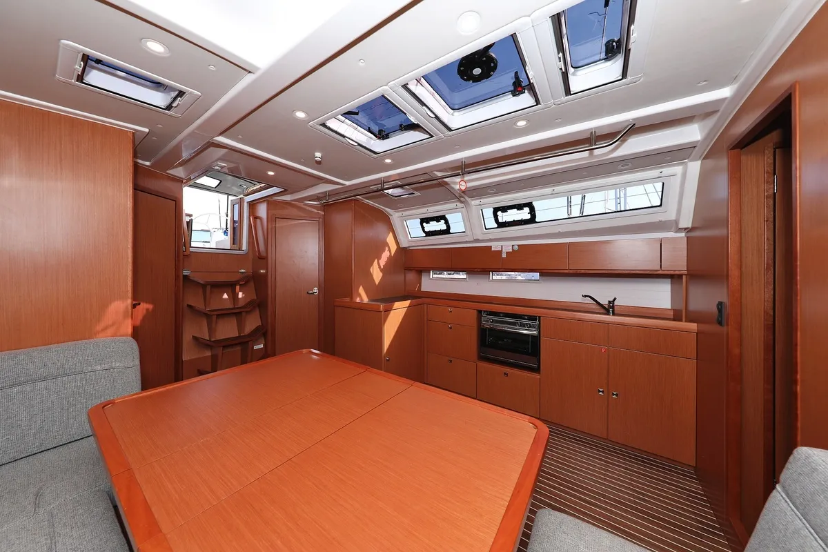 Salon of Summer Jazz, a Bavaria Cruiser 46 sailboat at Biograd na Moru, Croatia