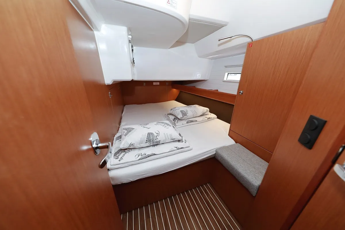 Cabin on Summer Jazz, a Bavaria Cruiser 46 sailboat at Biograd na Moru, Croatia