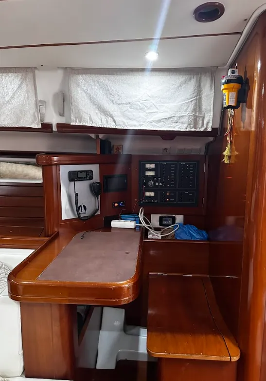 Chrysa M, a Beneteau Oceanis Clipper 473 sailboat at Municipal Unit of Lefkada, Greece