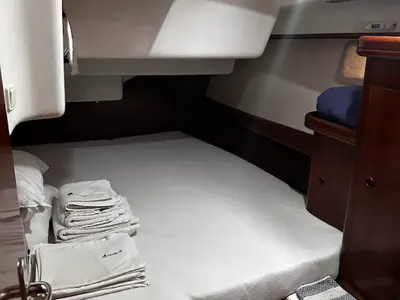 Cabin on Chrysa M, a Beneteau Oceanis Clipper 473 sailboat at Municipal Unit of Lefkada, Greece