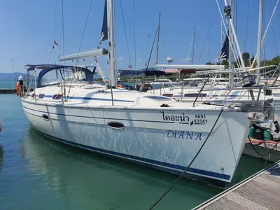 Diana, a Bavaria 39 Cruiser sailboat at Mai Khao, Thailand