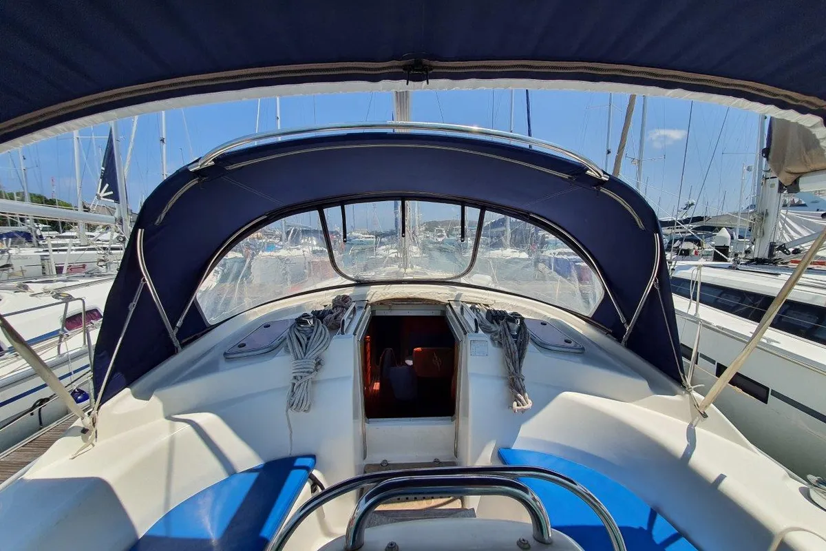 Diana, a Bavaria 39 Cruiser sailboat at Mai Khao, Thailand