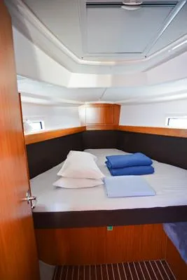 Cabin on Kedi, a Bavaria Cruiser 37 sailboat at Fethiye, Turkey