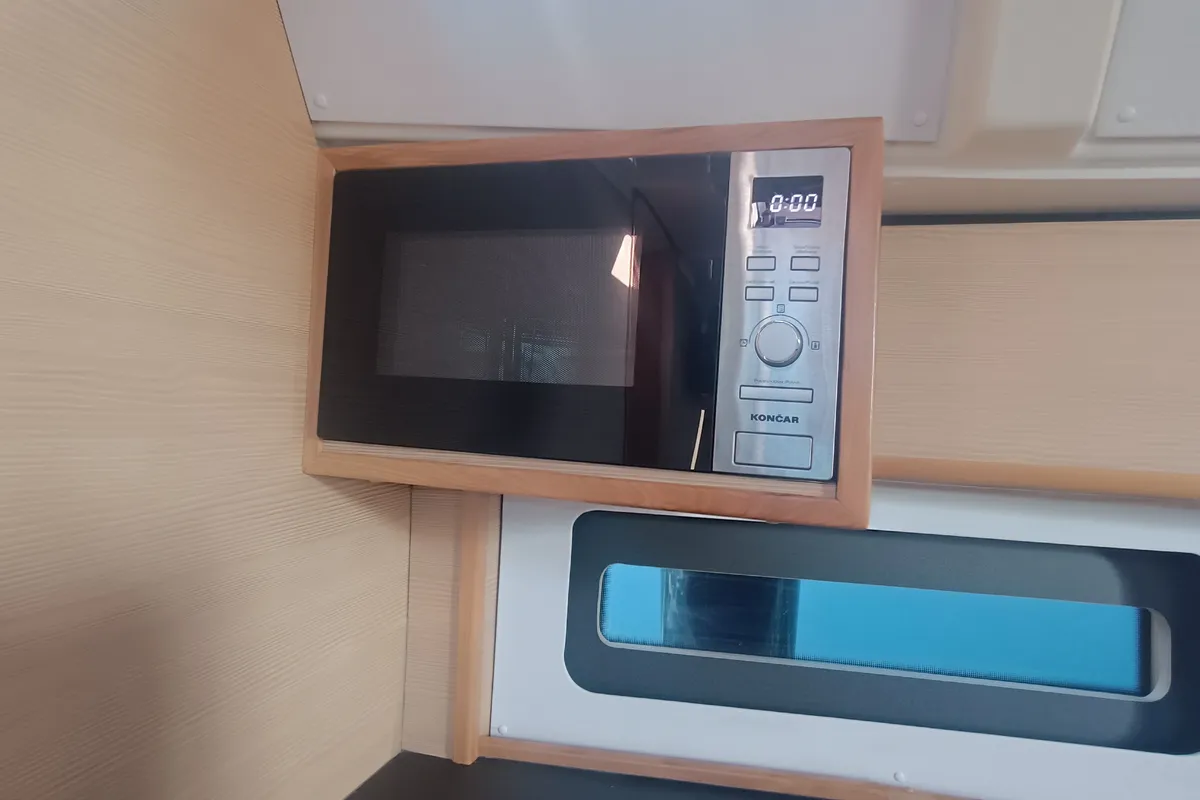 Galley of Dona, a D&D Kufner 50 sailboat at Punat, Croatia