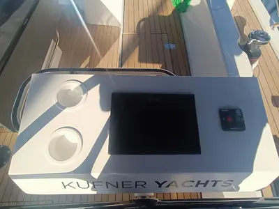 Cockpit of Dona, a D&D Kufner 50 sailboat at Punat, Croatia