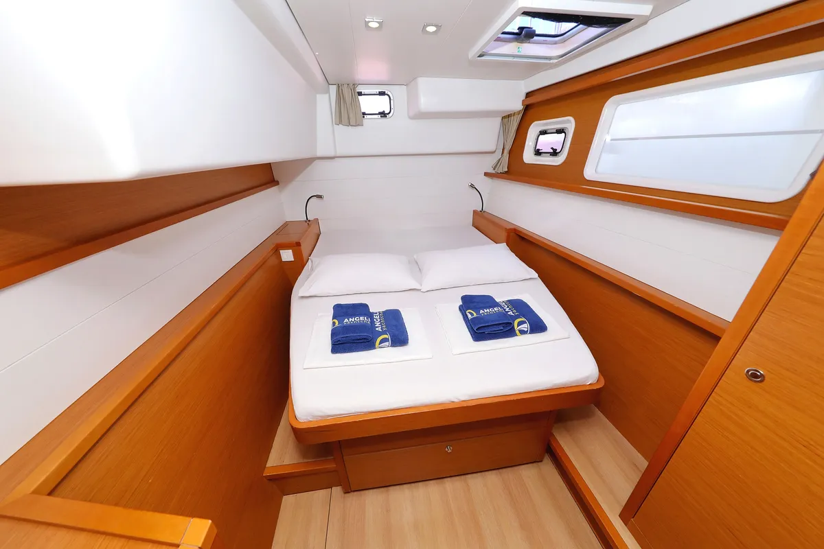Cabin on Dorka V, a Lagoon 450 catamaran at Grad Vodice, Croatia