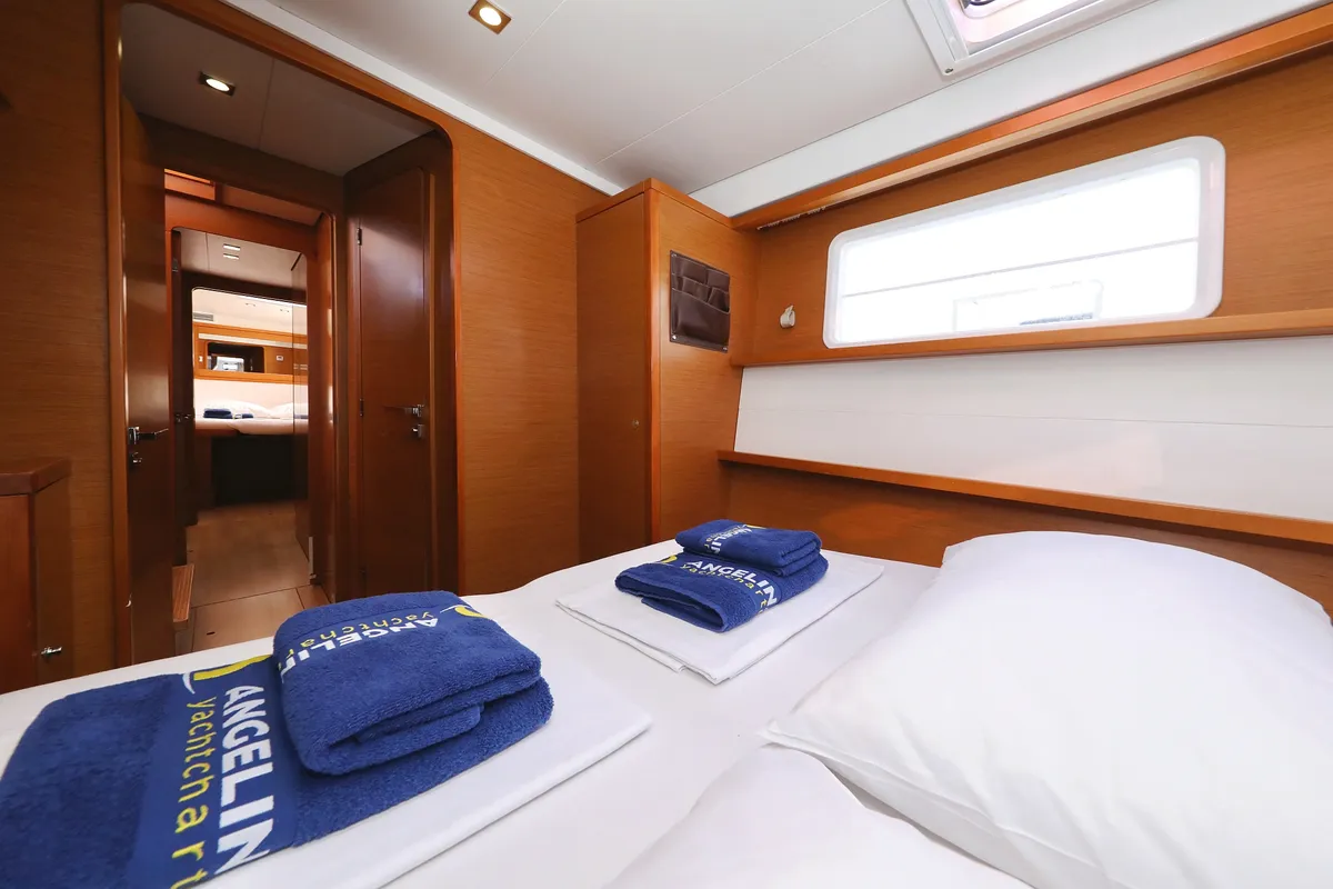 Cabin on Dorka V, a Lagoon 450 catamaran at Grad Vodice, Croatia