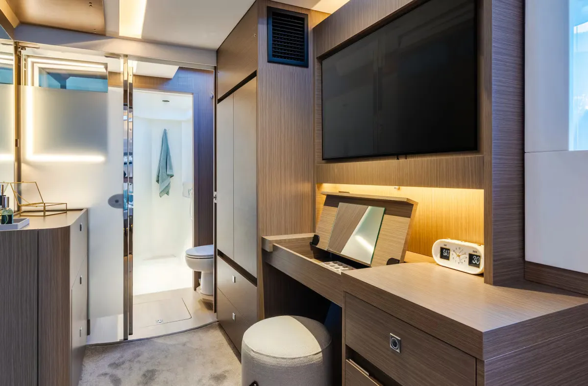 Cabin on Moorings 5200 Exclusive Plus, a Leopard 52 catamaran at Road Town, British Virgin Islands