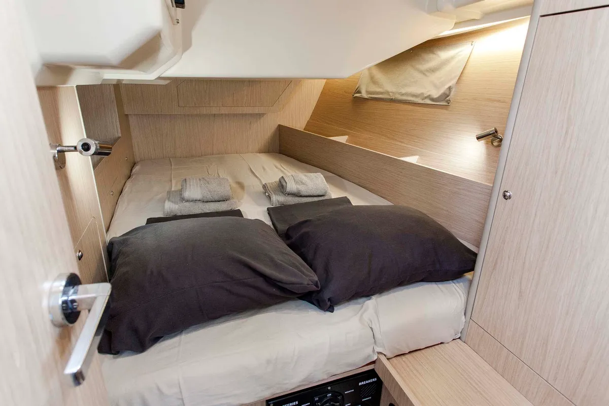 Cabin on Free, a Beneteau Oceanis 41.1 sailboat at Municipal Unit of Lefkada, Greece