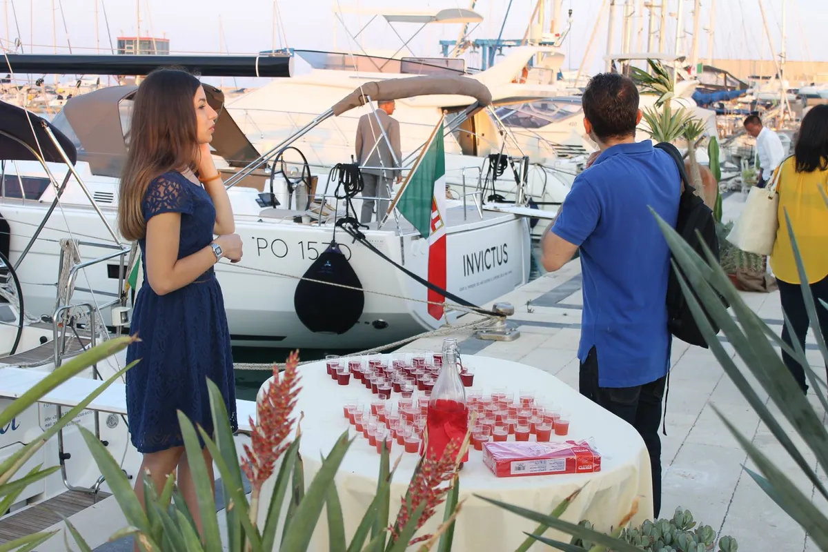 INVICTUS, a Dufour 56 Exclusive sailboat at Capo d'Orlando, Italy