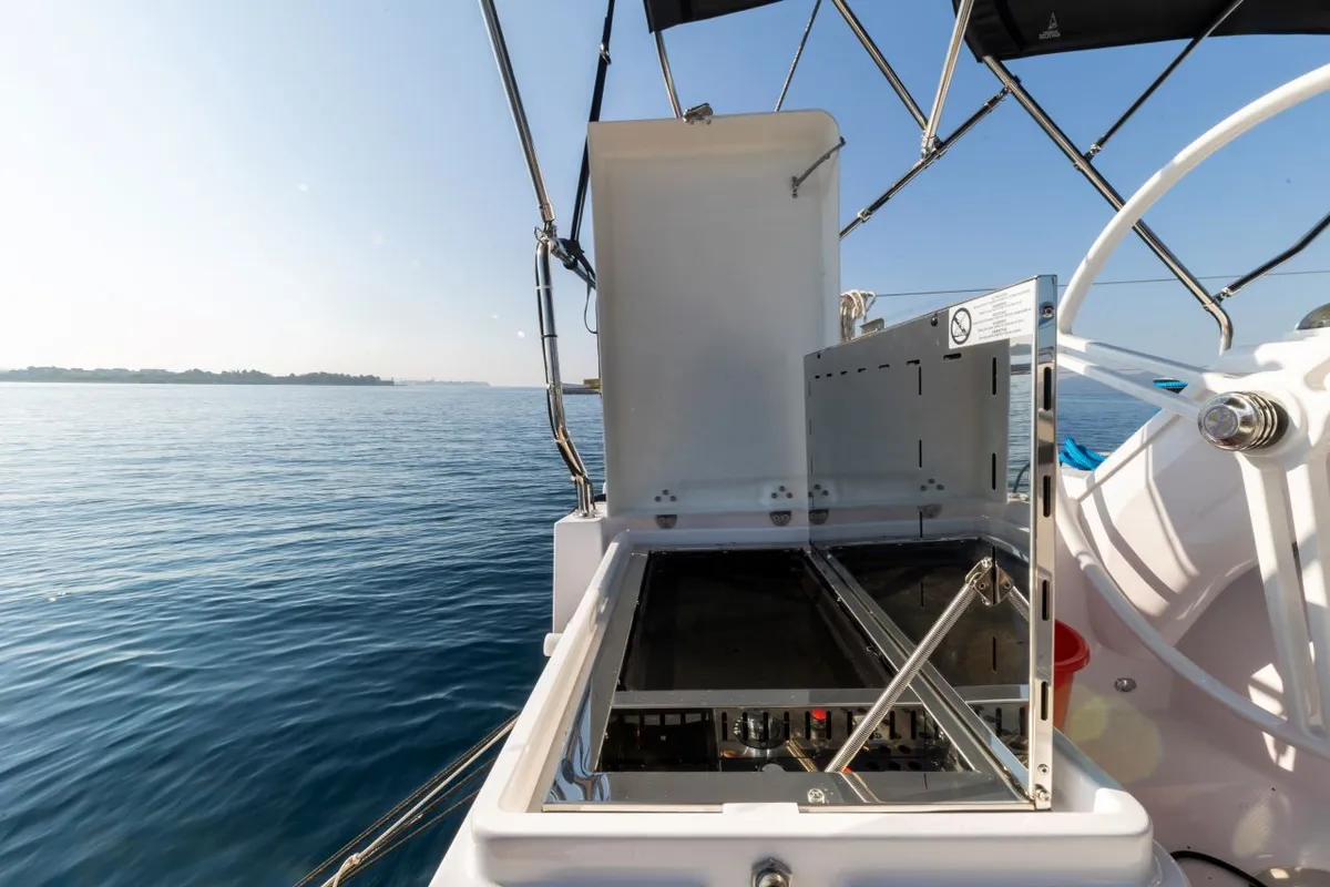 Amaretto, a Elan Impression 45 sailboat at Zadar, Croatia