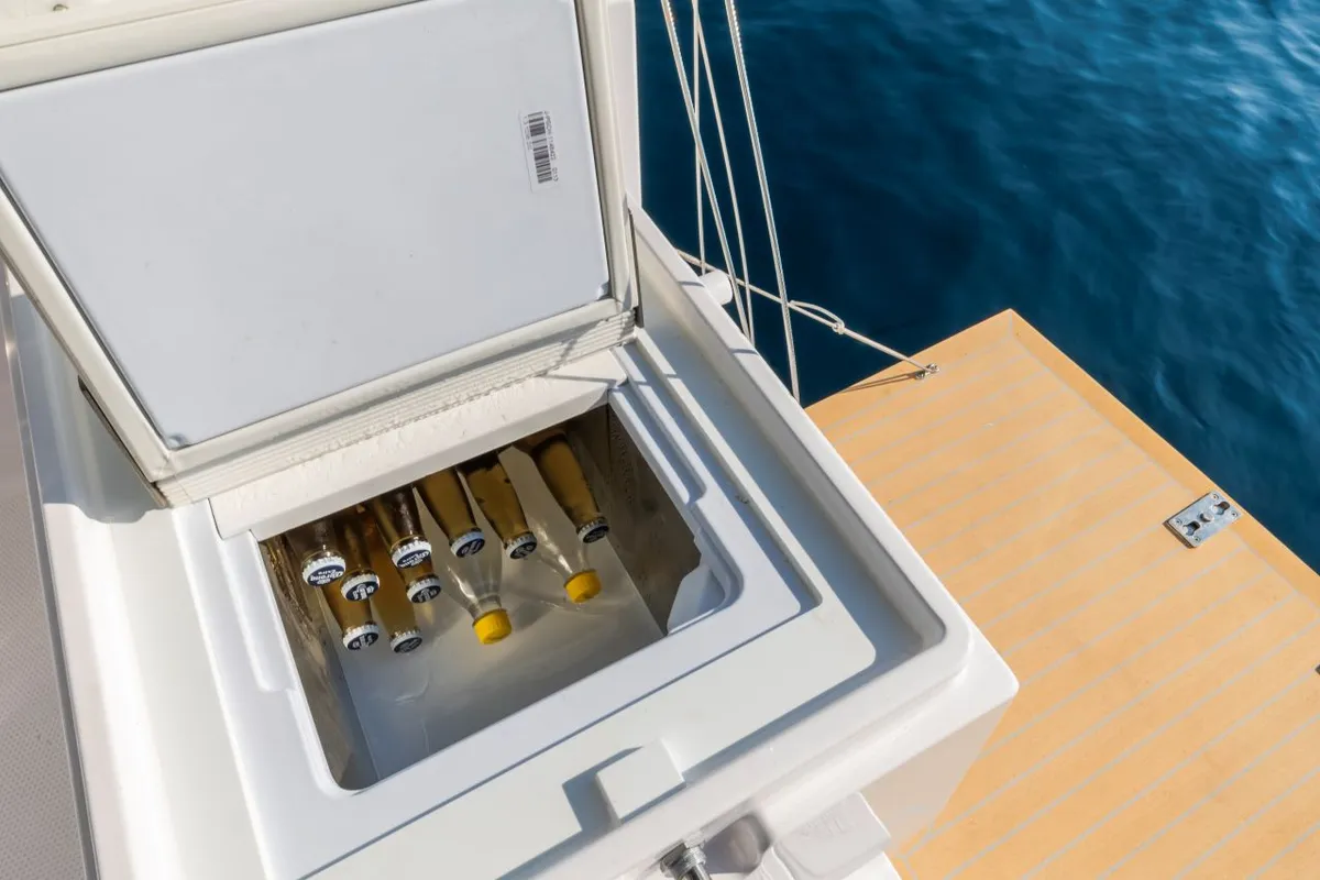 Amaretto, a Elan Impression 45 sailboat at Zadar, Croatia