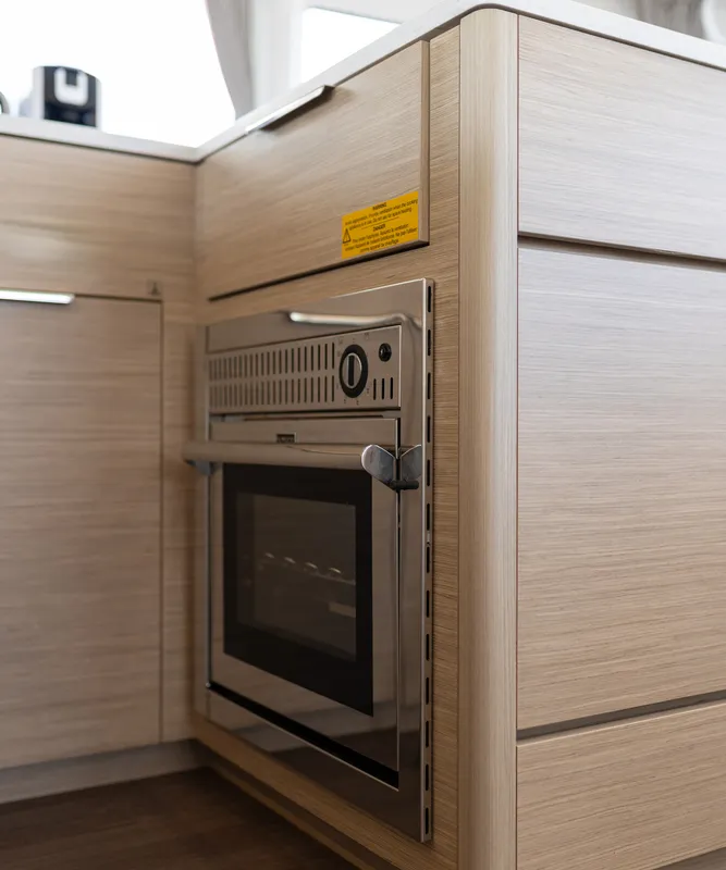 Galley of Linda II, a Lagoon 46 catamaran at Split, Croatia