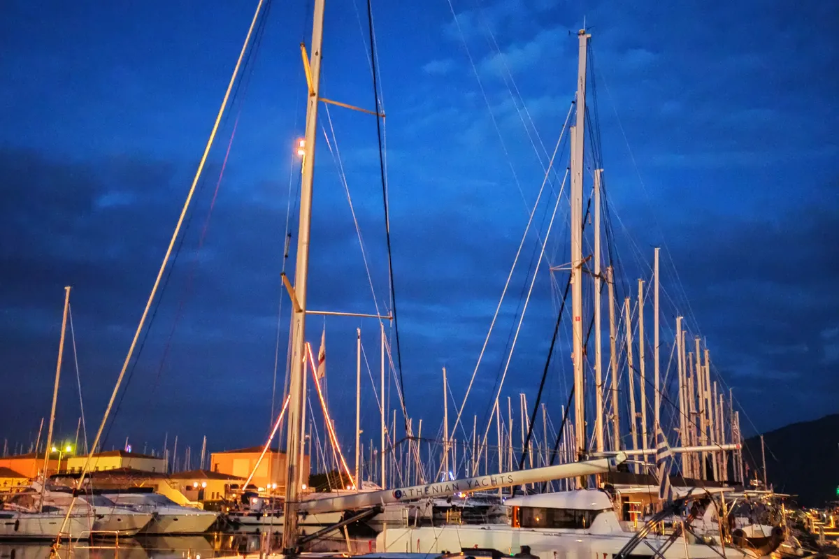 Adamastos, a Jeanneau Sun Odyssey 490 sailboat at Preveza, Greece