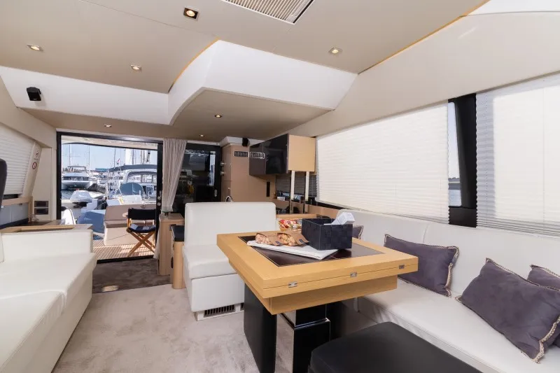 Salon of Serendipity I, a Prestige 500 motorboat at Grad Šibenik, Croatia
