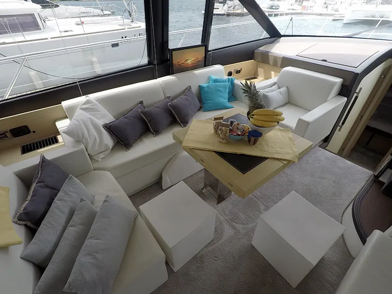 Salon of Serendipity I, a Prestige 500 motorboat at Grad Šibenik, Croatia