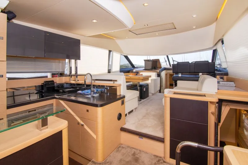 Galley of Serendipity I, a Prestige 500 motorboat at Grad Šibenik, Croatia