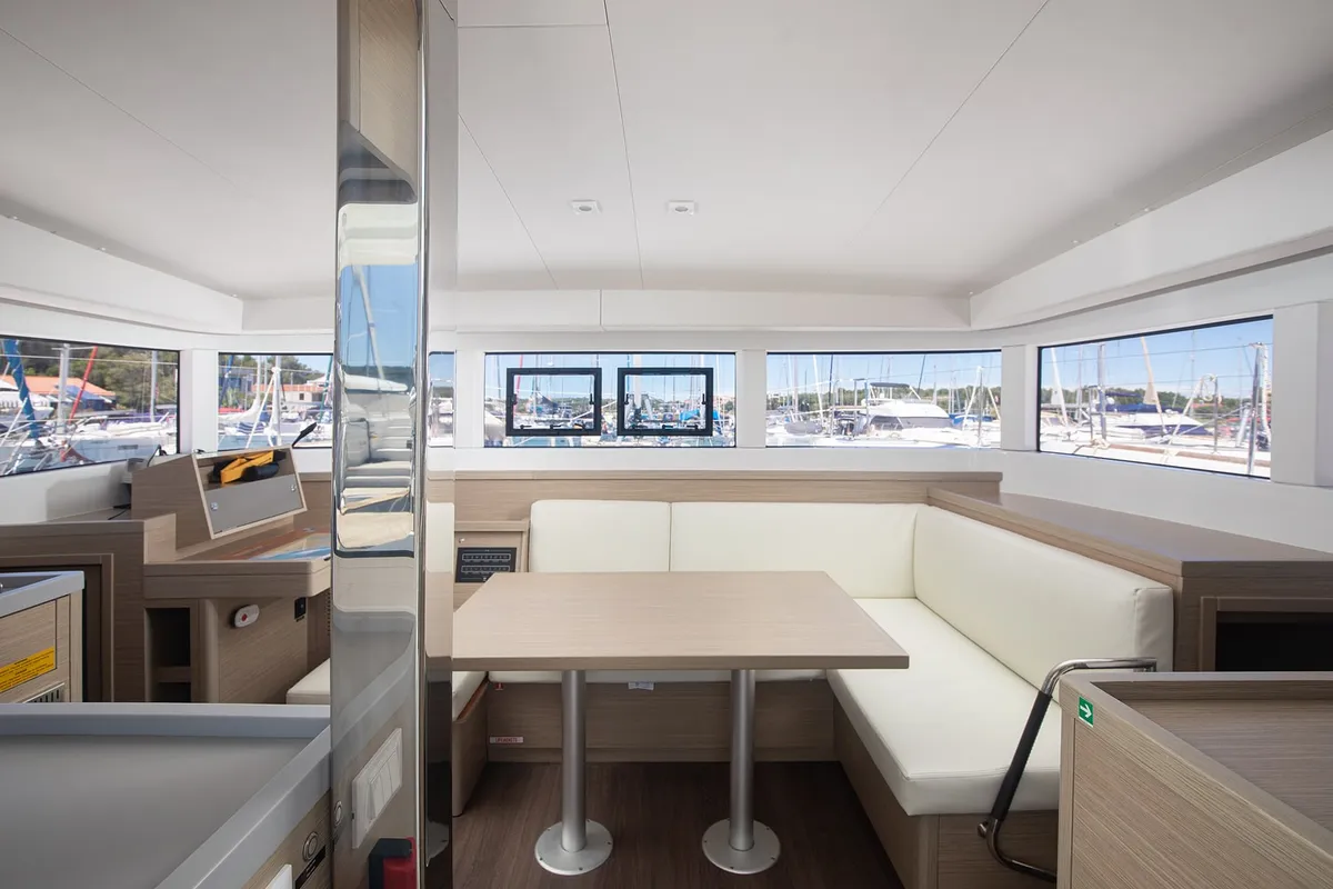 Galley of Mare Ipanema, a Lagoon 40 catamaran at Općina Medulin, Croatia