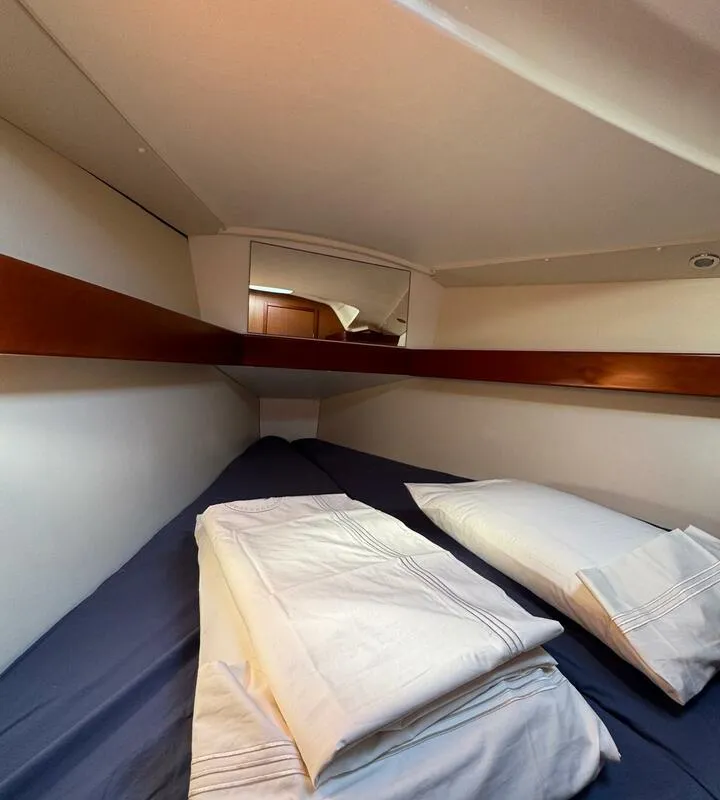 Cabin on Finia, a Beneteau Oceanis 34 sailboat at Grad Opatija, Croatia