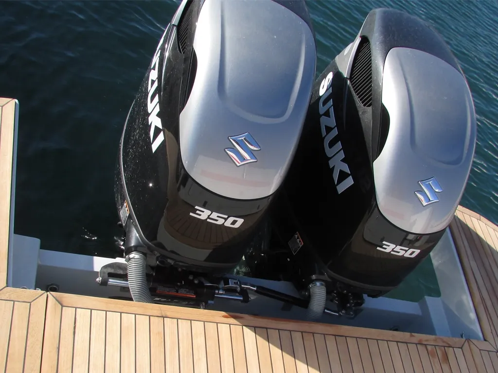 Federika III, a Gulet Italyure 38 motorboat at es Jonquet, Spain