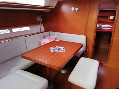 Salon of My Life, a Dufour 450 Grand Large sailboat at Grad Pula, Croatia