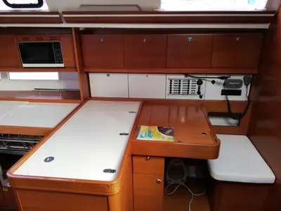 Galley of My Life, a Dufour 450 Grand Large sailboat at Grad Pula, Croatia