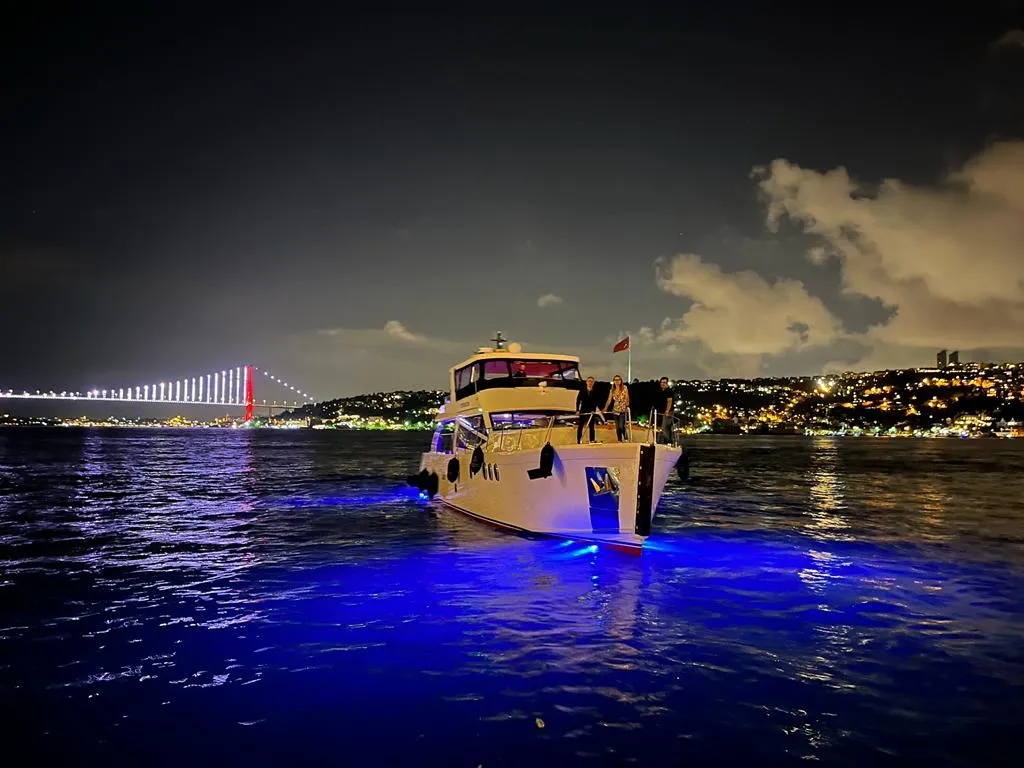Exterior view of Defne Sultan, a Gulet Motoryacht motorboat at Kadıköy, Turkey