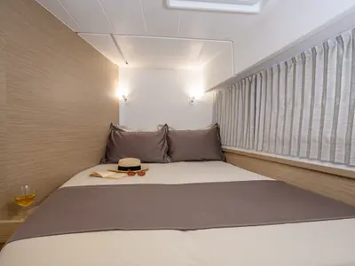 Cabin on Katharina, a Lagoon 42 catamaran at Trogir, Croatia