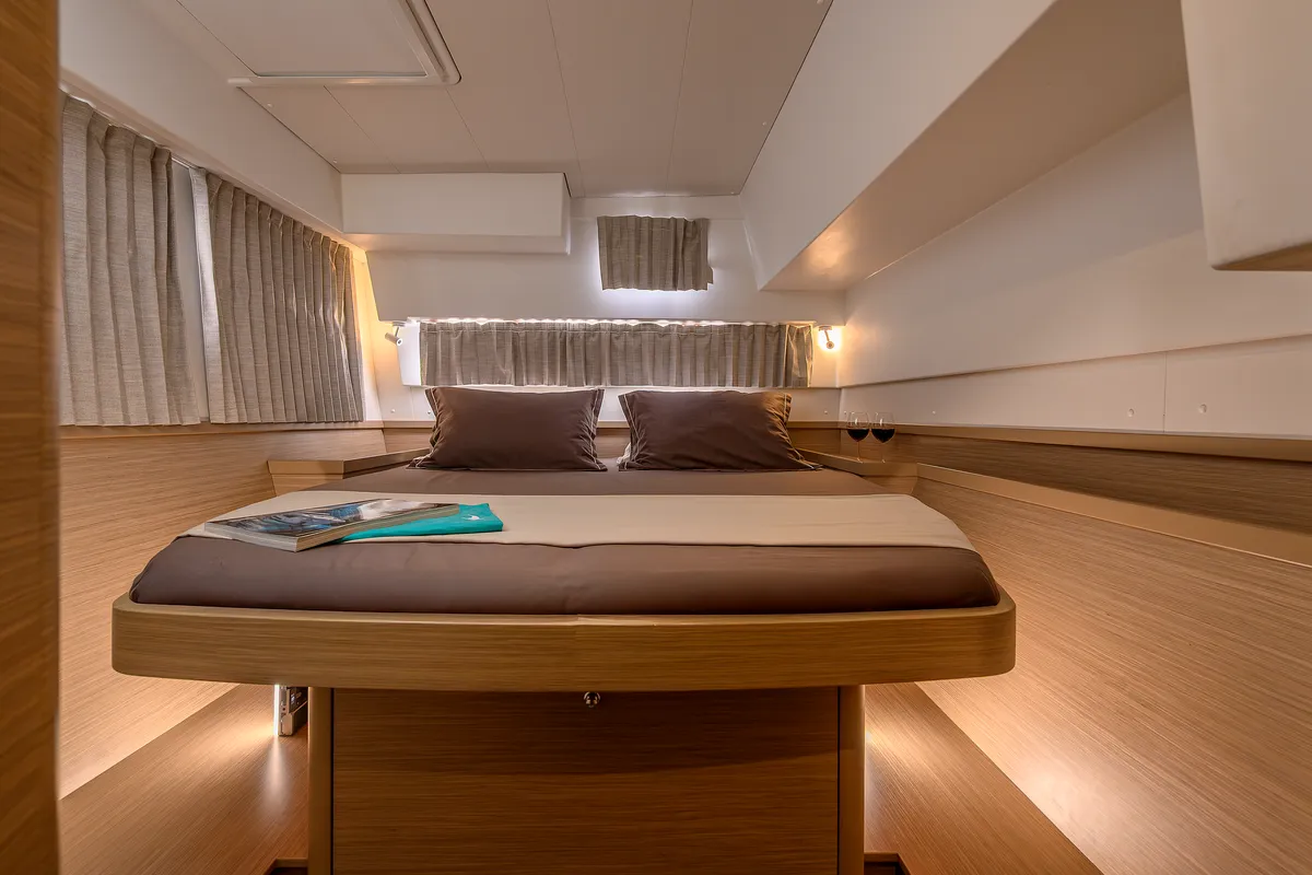Cabin on Katharina, a Lagoon 42 catamaran at Trogir, Croatia