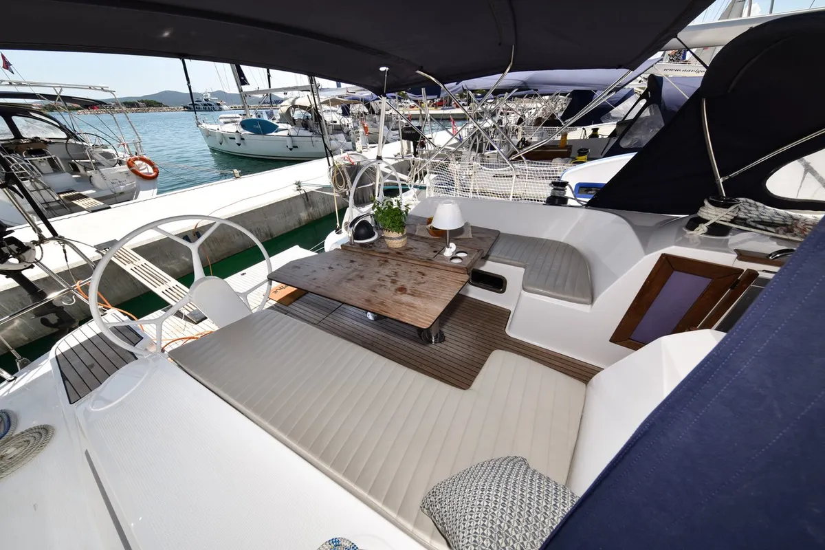 Borgo Erizzo, a Bavaria Cruiser 46 sailboat at Općina Sukošan, Croatia