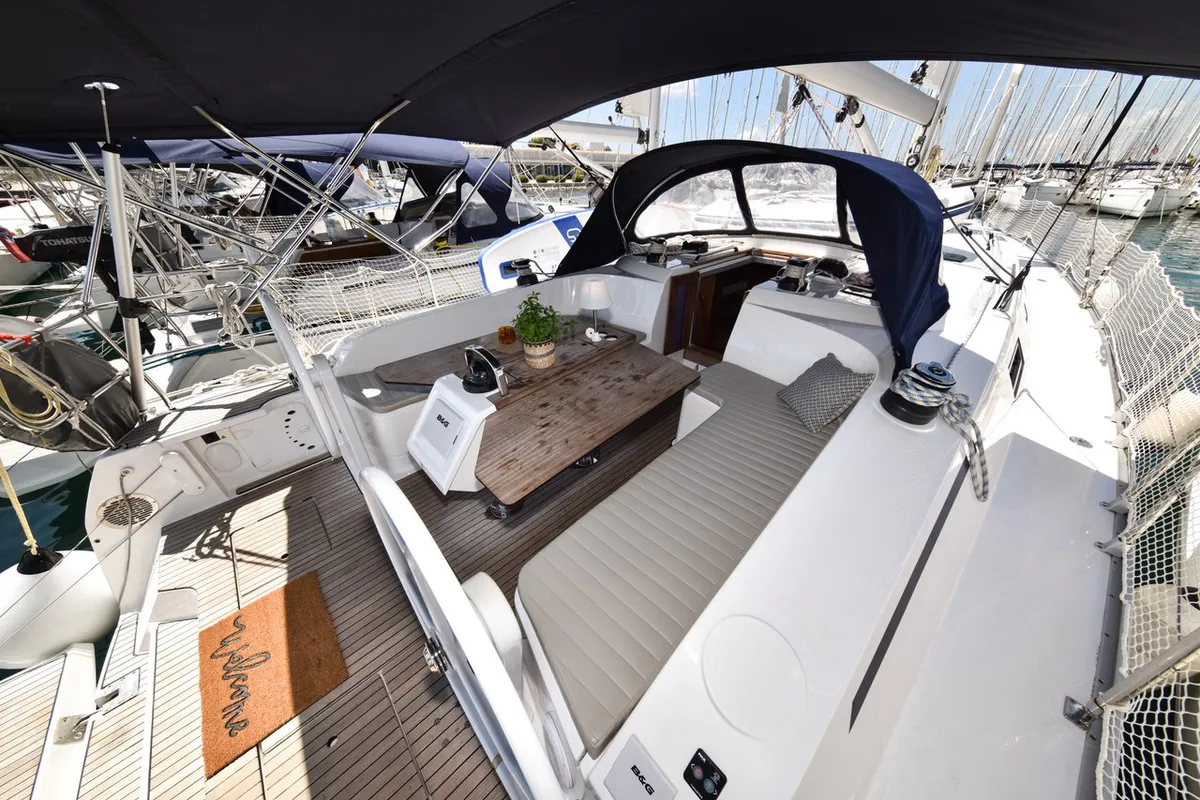 Borgo Erizzo, a Bavaria Cruiser 46 sailboat at Općina Sukošan, Croatia