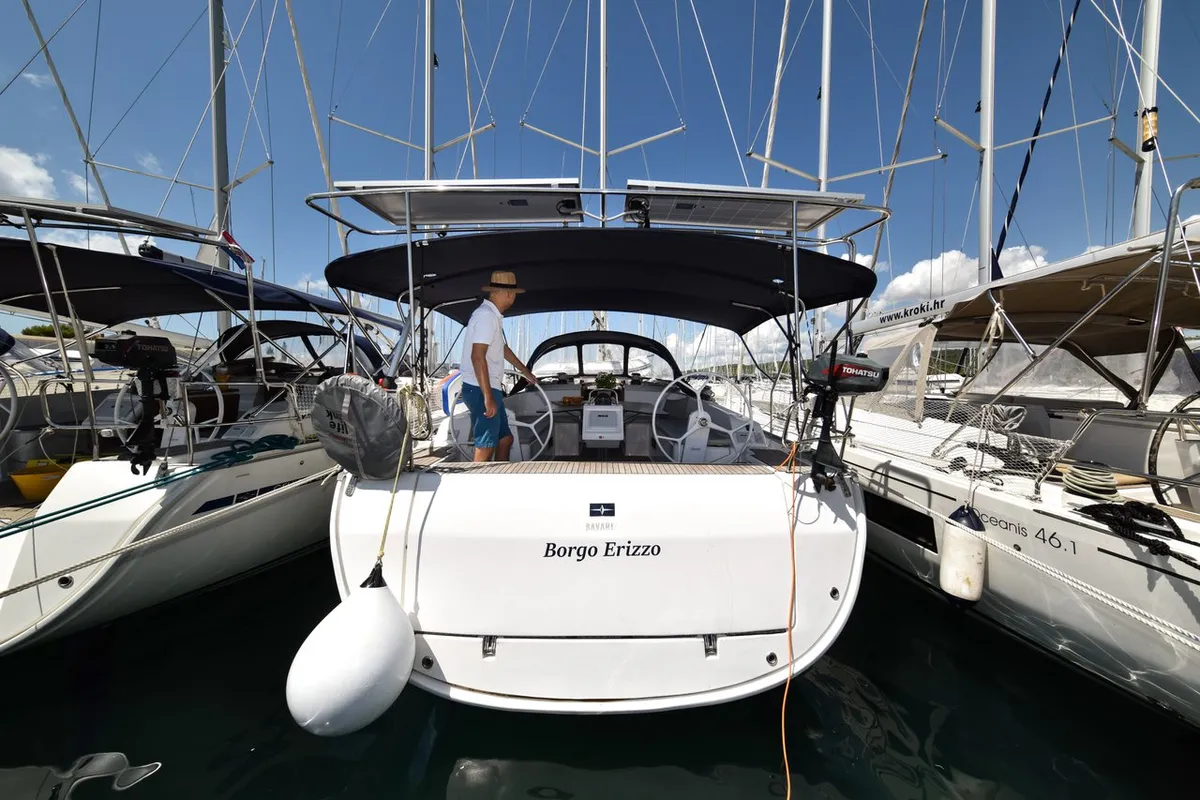 Borgo Erizzo, a Bavaria Cruiser 46 sailboat at Općina Sukošan, Croatia
