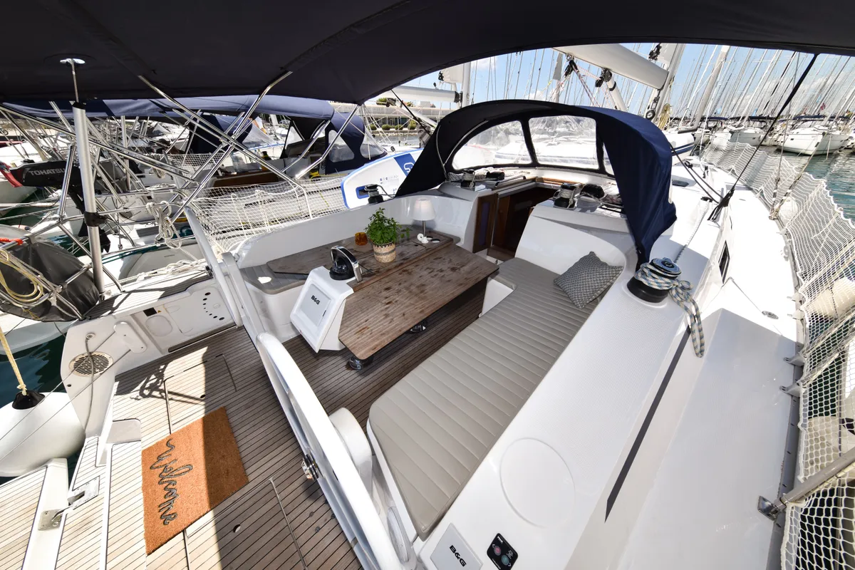Borgo Erizzo, a Bavaria Cruiser 46 sailboat at Općina Sukošan, Croatia
