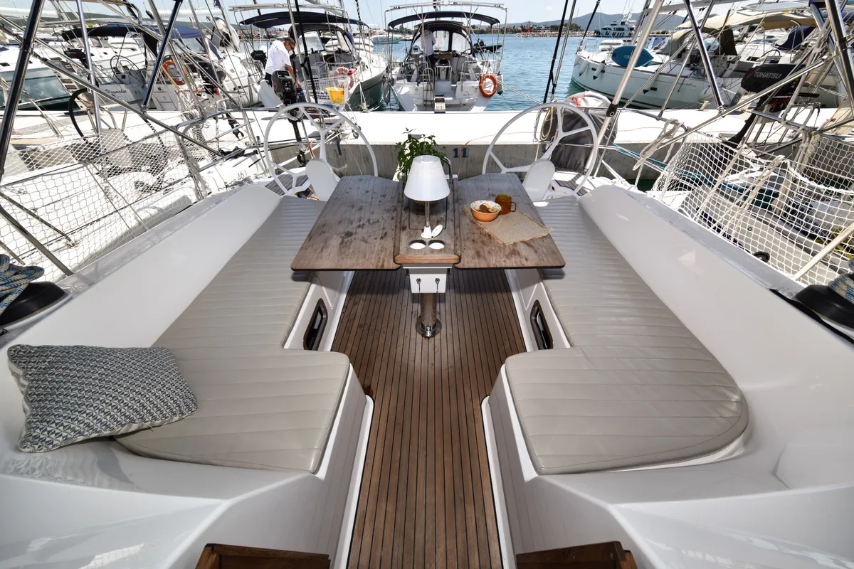 Borgo Erizzo, a Bavaria Cruiser 46 sailboat at Općina Sukošan, Croatia