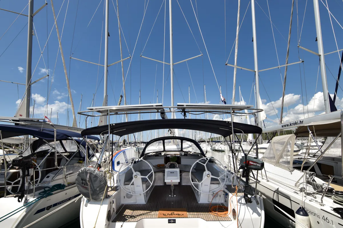 Borgo Erizzo, a Bavaria Cruiser 46 sailboat at Općina Sukošan, Croatia