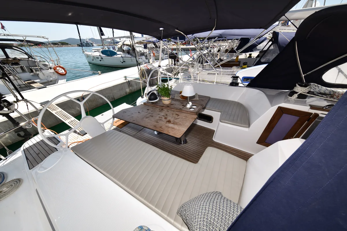Borgo Erizzo, a Bavaria Cruiser 46 sailboat at Općina Sukošan, Croatia