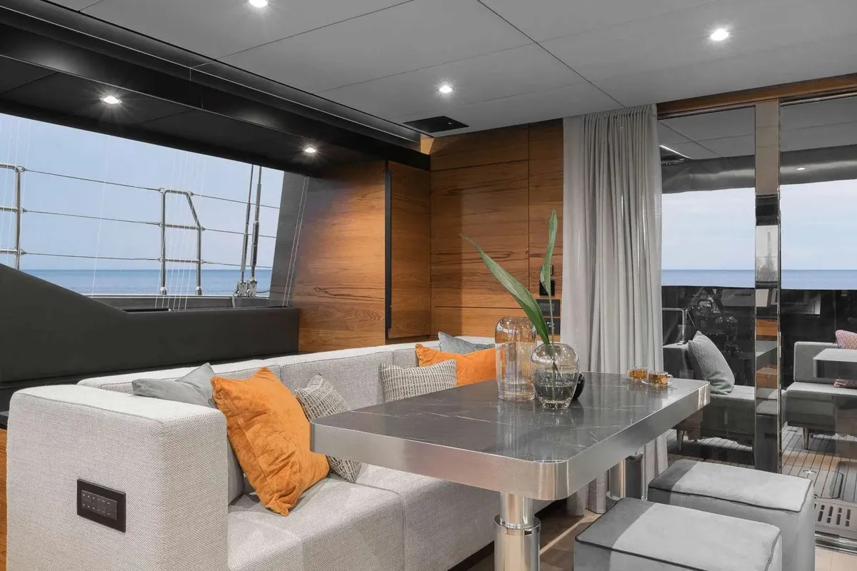 Lucy, a Sunreef 50 catamaran at Porto-Vecchio, France