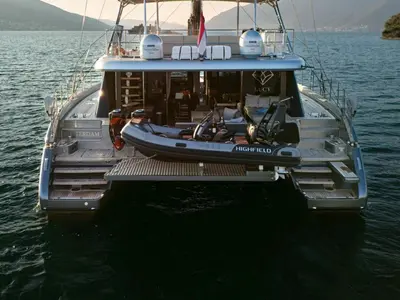 Lucy, a Sunreef 50 catamaran at Porto-Vecchio, France