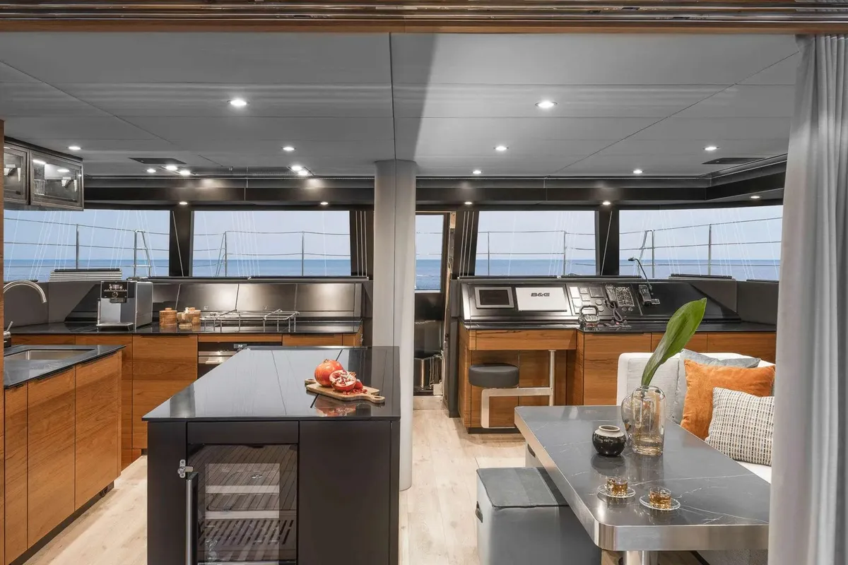 Lucy, a Sunreef 50 catamaran at Porto-Vecchio, France