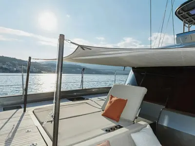 Lucy, a Sunreef 50 catamaran at Porto-Vecchio, France