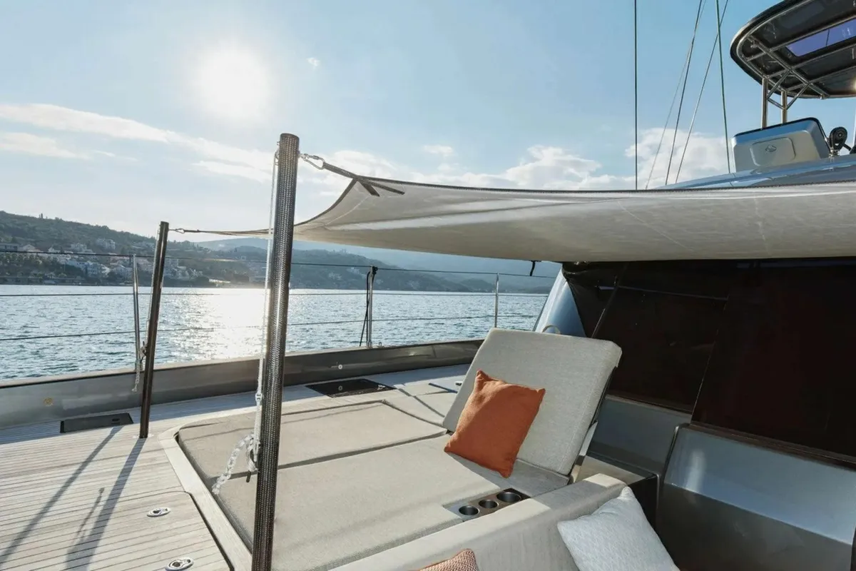 Lucy, a Sunreef 50 catamaran at Porto-Vecchio, France