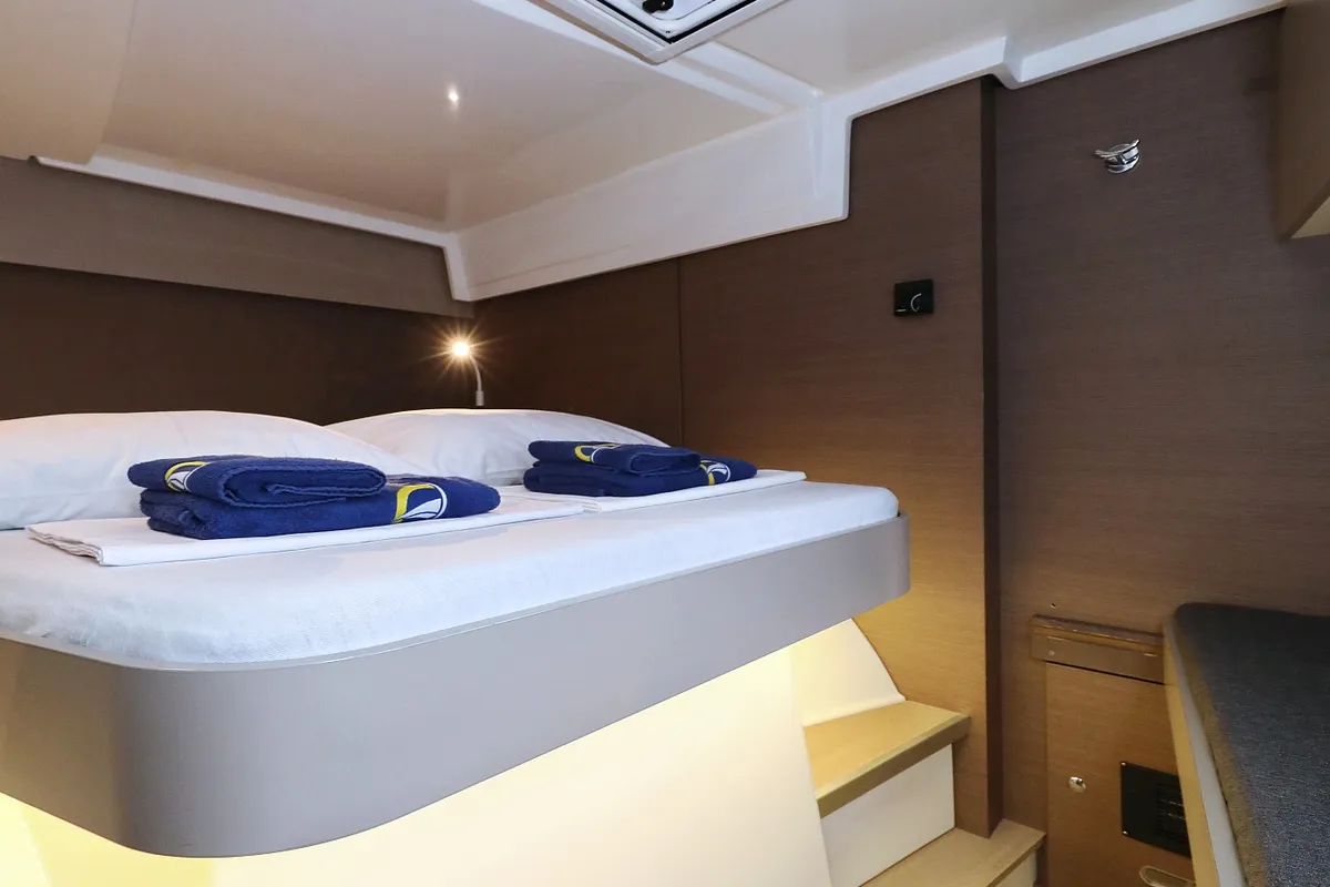 Cabin on Sea Office, a Bali Catspace catamaran at Grad Trogir, Croatia