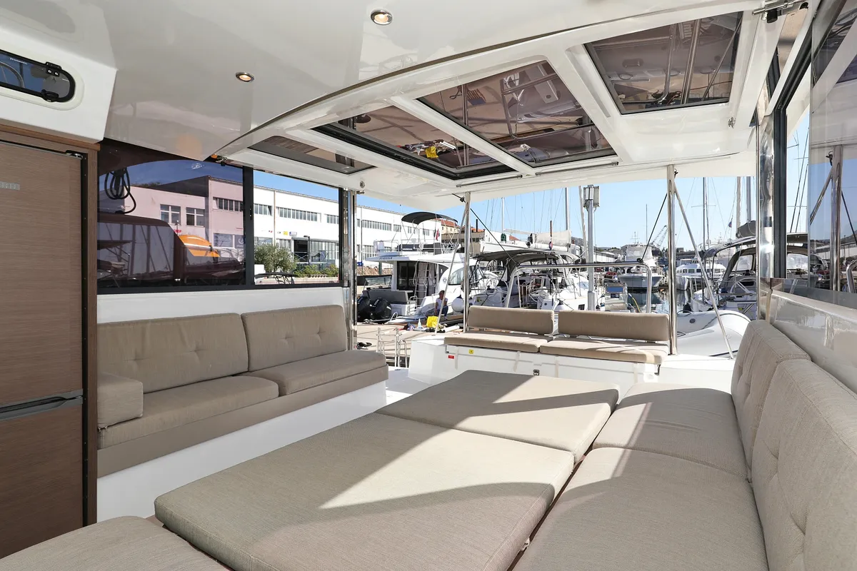 Sea Office, a Bali Catspace catamaran at Grad Trogir, Croatia