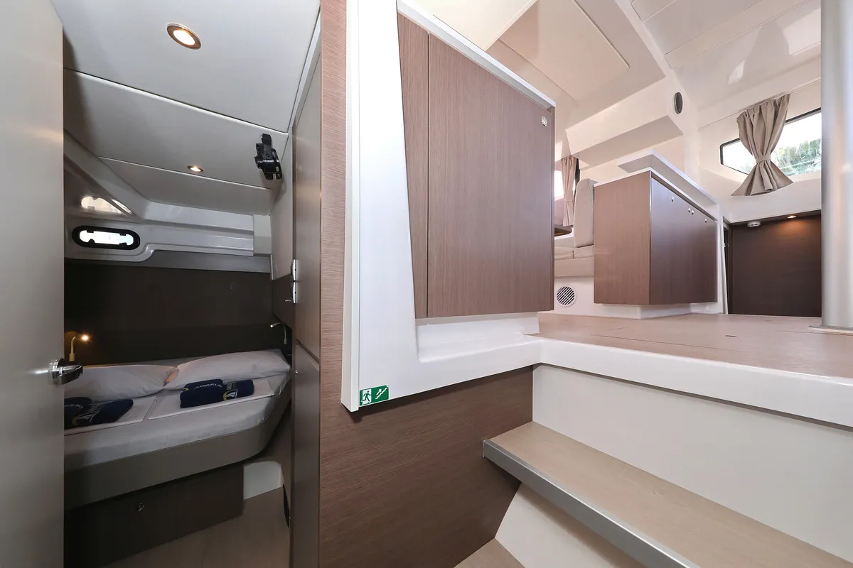 Cabin on Sea Office, a Bali Catspace catamaran at Grad Trogir, Croatia