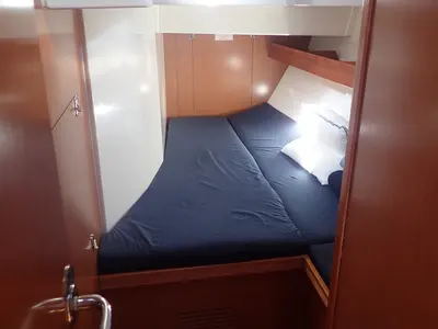 Cabin on Verdi, a Bavaria 55 Cruiser sailboat at Sukošan, Croatia