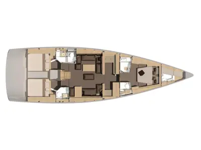 CARMEN FEDERICA, a Dufour 56 sailboat at Capo d'Orlando, Italy