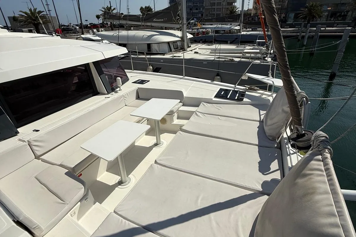 Bagatelle, a Bali 4.1 catamaran at Port de Sete, France